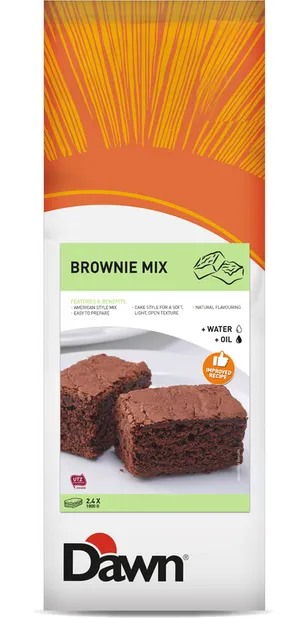 Brownie Mix-Cake  